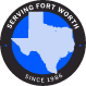 Badge that says Serving Fort Worth Since 1986