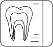 Animated tooth on a computer screen