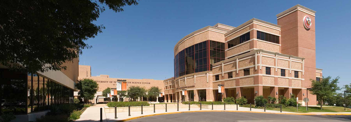 Outside view of dental school building