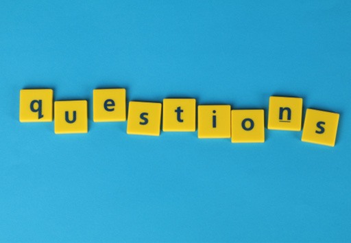 Questions spelled using yellow tiles